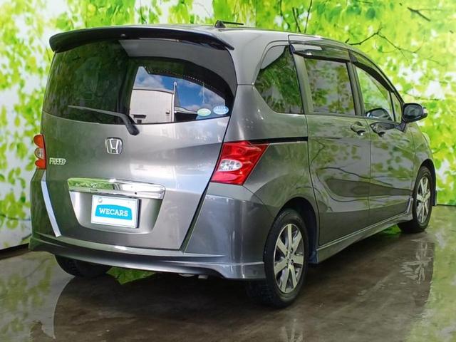 フリード Ｇエアロ　新品タイヤ／純正　ＳＤナビ／フリップダウンモニター／両側電動スライドドア／ドライブレコーダー　前後／ヘッドランプ　ＨＩＤ／ＥＴＣ／ＥＢＤ付ＡＢＳ／バックモニター／ワンセグＴＶ／ＤＶＤ　バックカメラ（3枚目）