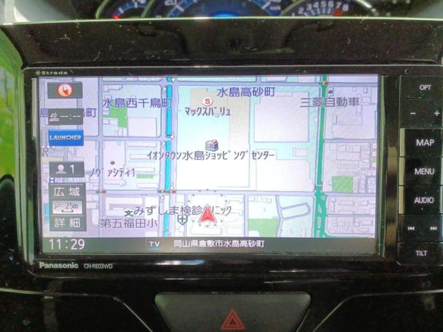 タント カスタムX 新品タイヤ/保証書/社外 SDナビ/電動スライドドア/ドライブレコーダー 社外/ヘッドランプ LED/Bluetooth接続/EBD付ABS/アイドリングストップ/バックモニター/フルセグTV(9枚目)