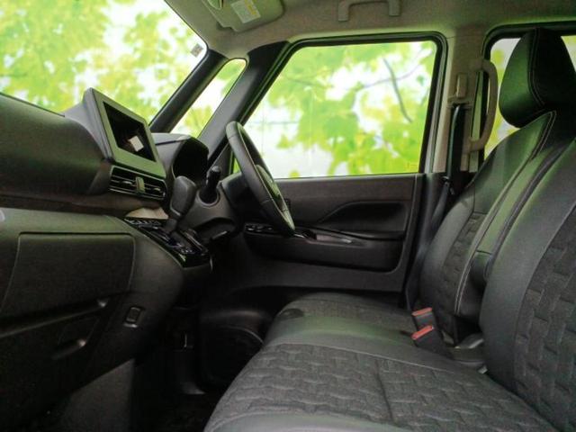 デリカミニ Ｇ　保証書／イーアシスト（ミツビシ）／電動スライドドア／シートヒーター　前席／車線逸脱防止支援システム／シート　ハーフレザー／ヘッドランプ　ＬＥＤ／ＥＢＤ付ＡＢＳ／横滑り防止装置／アイドリングストップ（6枚目）