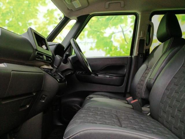 デリカミニ Ｇ　保証書／イーアシスト（ミツビシ）／電動スライドドア／シートヒーター　前席／車線逸脱防止支援システム／シート　ハーフレザー／ヘッドランプ　ＬＥＤ／ＥＢＤ付ＡＢＳ／アイドリングストップ／ルーフレール（6枚目）