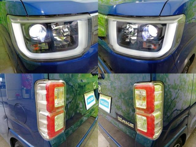 ウェイク GターボSA3 新品タイヤ/純正 8インチ SDナビ/衝突安全装置/両側電動スライドドア/車線逸脱防止支援システム/ドライブレコーダー 社外/ヘッドランプ LED/Bluetooth接続/ETC/EBD付ABS(51枚目)