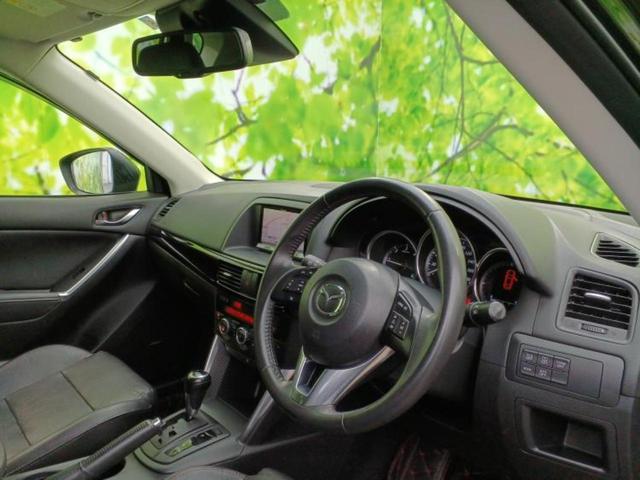 ＣＸ－５ ＸＤ　Ｌパッケージ　ＢＯＳＥ／純正　ＳＤナビ／衝突安全装置／シートヒーター／シート　フルレザー／ヘッドランプ　ＨＩＤ／Ｂｌｕｅｔｏｏｔｈ接続／ＥＴＣ／ＥＢＤ付ＡＢＳ／横滑り防止装置／クルーズコントロール　革シート（4枚目）