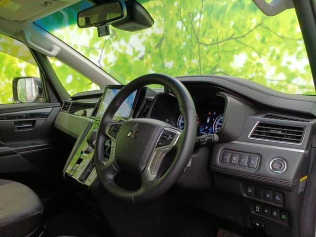 デリカＤ：５ ４ＷＤアーバンギアＧパワーパッケージ　純正　１０インチ　ナビ／イーアシスト（ミツビシ）／両側電動スライドドア／シートヒーター　前席／車線逸脱防止支援システム／シート　合皮／電動バックドア／オートステップ／ドライブレコーダー　社外　ターボ（4枚目）