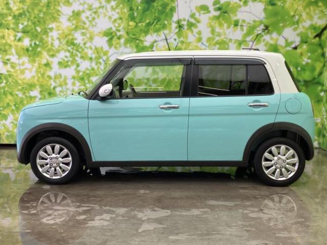 アルトラパン X 新品タイヤ/社外 8インチ SDナビ/デュアルカメラブレーキサポート(スズキ)/シートヒーター 運転席/ヘッドランプ HID/Bluetooth接続/ETC/EBD付ABS/横滑り防止装置 DVD再生(2枚目)