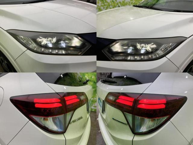 ヴェゼル ハイブリッドZ 新品タイヤ/純正 SDナビ/衝突安全装置/シートヒーター/シート ハーフレザー/ヘッドランプ LED/ETC/EBD付ABS/横滑り防止装置/アイドリングストップ/フルセグTV/ルーフレール(51枚目)