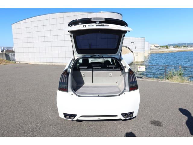 プリウス Ｇツーリングセレクション　モデリスタエアロ　車高調　４本出マフラーカッター　サンルーフ　ハーフレザーシート　アルパイン９型ナビ　アルパインアンプ　デジタルインナーミラー　ドライブレコーダー　クルーズコントロール　スロコン（46枚目）
