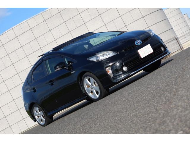 プリウス Gツーリングセレクション 最終後期 フルエアロ ソーラーパネル付きサンルーフ 前後ドライブレコーダー 新品シートカバー コンビステアリング パワーシート 純正SDナビ Bカメラ ETC Bluetooth クルーズコントロール(6枚目)