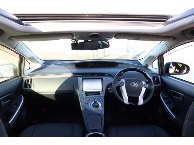 プリウス Gツーリングセレクション 最終後期 フルエアロ ソーラーパネル付きサンルーフ 前後ドライブレコーダー 新品シートカバー コンビステアリング パワーシート 純正SDナビ Bカメラ ETC Bluetooth クルーズコントロール(20枚目)