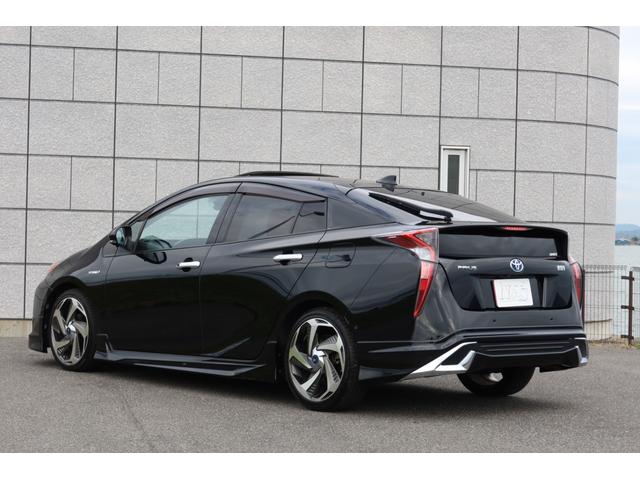 プリウス Aプレミアム モデリスタエアロ モデリスタ18inホイール サンルーフ 本革シート 9型ナビ HDMI USB バックカメラ ETC AC100V レーダークルーズ クリアランスソナー オートハイビーム 安全装備(4枚目)