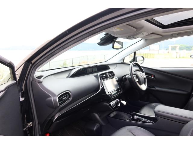 プリウス Aプレミアム モデリスタエアロ モデリスタ18inホイール サンルーフ 本革シート 9型ナビ HDMI USB バックカメラ ETC AC100V レーダークルーズ クリアランスソナー オートハイビーム 安全装備(28枚目)