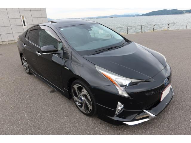 プリウス Aプレミアム モデリスタエアロ モデリスタ18inホイール サンルーフ 本革シート 9型ナビ HDMI USB バックカメラ ETC AC100V レーダークルーズ クリアランスソナー オートハイビーム 安全装備(69枚目)