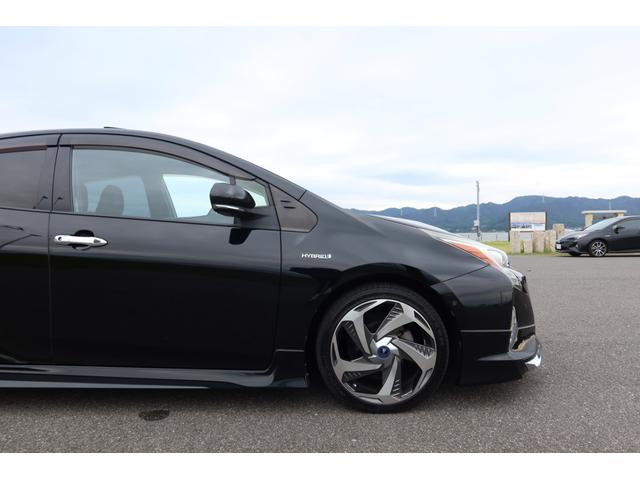 プリウス Aプレミアム モデリスタエアロ モデリスタ18inホイール サンルーフ 本革シート 9型ナビ HDMI USB バックカメラ ETC AC100V レーダークルーズ クリアランスソナー オートハイビーム 安全装備(70枚目)