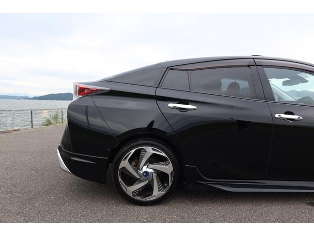 プリウス Aプレミアム モデリスタエアロ モデリスタ18inホイール サンルーフ 本革シート 9型ナビ HDMI USB バックカメラ ETC AC100V レーダークルーズ クリアランスソナー オートハイビーム 安全装備(71枚目)