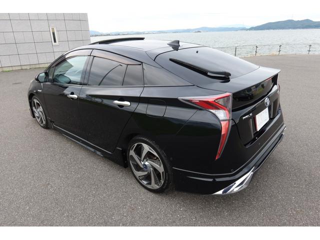 プリウス Aプレミアム モデリスタエアロ モデリスタ18inホイール サンルーフ 本革シート 9型ナビ HDMI USB バックカメラ ETC AC100V レーダークルーズ クリアランスソナー オートハイビーム 安全装備(79枚目)