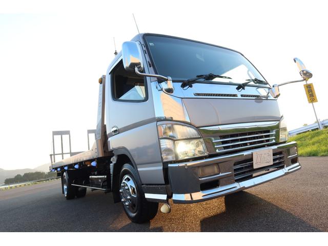 キャンター 　積載車　ユニック　ＮＥＯ５　ＵＣ－３５　ラジコン有り　ウィンチ　ＬＥＤ作業灯　ワンオーナー　メッキホイールカバー　フロントメッキパーツ　サイドマーカー　ディーゼルターボ　型式ＫＫ－ＦＥ８３ＤＧＮ（64枚目）