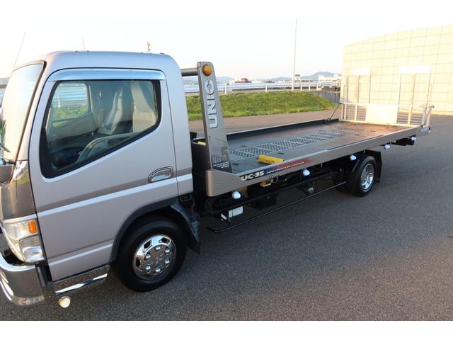 キャンター 　積載車　ユニック　ＮＥＯ５　ＵＣ－３５　ラジコン有り　ウィンチ　ＬＥＤ作業灯　ワンオーナー　メッキホイールカバー　フロントメッキパーツ　サイドマーカー　ディーゼルターボ　型式ＫＫ－ＦＥ８３ＤＧＮ（67枚目）