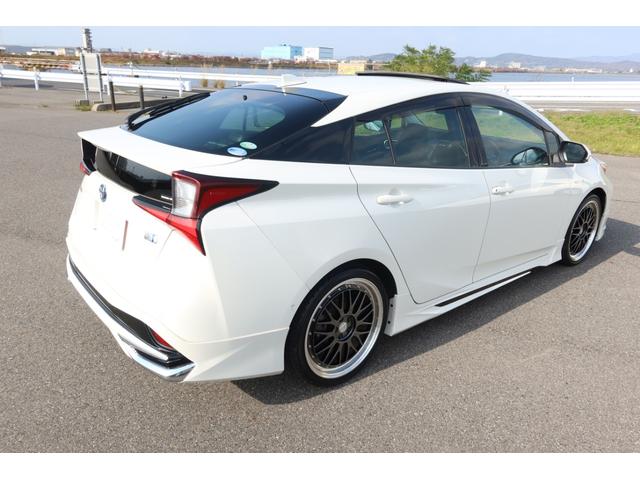 プリウス Aプレミアム 禁煙車 限定BBS19inホイール モデリスタエアロ サンルーフ 本革シート 9型ナビ バックカメラ ETC 前後ドライブレコーダー レーダークルーズ クリアランスソナー オートハイビーム 安全装備(73枚目)