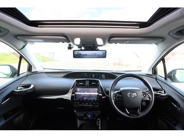 プリウス Ａプレミアム　モデリスタエアロ　サンルーフ　本革シート　前後ドライブレコーダー　ツーリングホイール　９型ナビ　バックカメラ　ＥＴＣ　レーダークルーズ　オートハイビーム　クリアランスソナー　ＰＣＳ　安全装備搭載（23枚目）