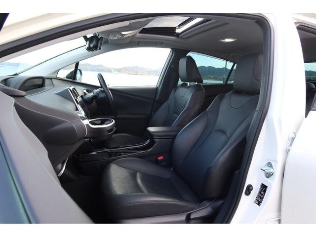 プリウス Ａプレミアム　モデリスタエアロ　サンルーフ　本革シート　前後ドライブレコーダー　ツーリングホイール　９型ナビ　バックカメラ　ＥＴＣ　レーダークルーズ　オートハイビーム　クリアランスソナー　ＰＣＳ　安全装備搭載（40枚目）