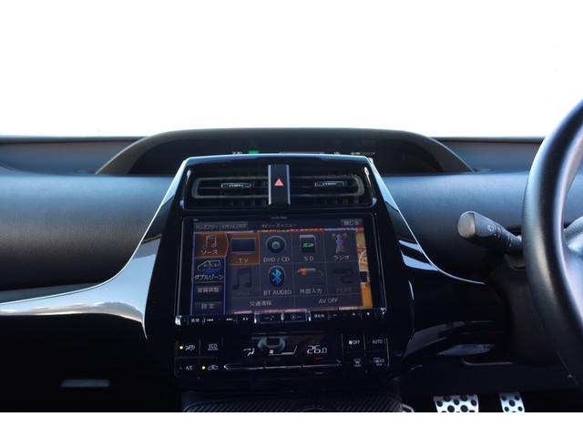 プリウス Ａプレミアム　モデリスタエアロ　ＡＬＰＩＮＥ９型ナビ　後席モニター　本革シート　レーダー探知機　ドライブレコーダー　サンルーフ　社外マフラー　レーダークルーズ　オートハイビーム　クリアランスソナー　安全装備搭載（24枚目）