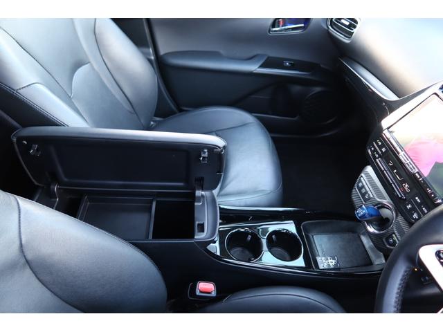 プリウス Ａプレミアム　モデリスタエアロ　ＡＬＰＩＮＥ９型ナビ　後席モニター　本革シート　レーダー探知機　ドライブレコーダー　サンルーフ　社外マフラー　レーダークルーズ　オートハイビーム　クリアランスソナー　安全装備搭載（53枚目）