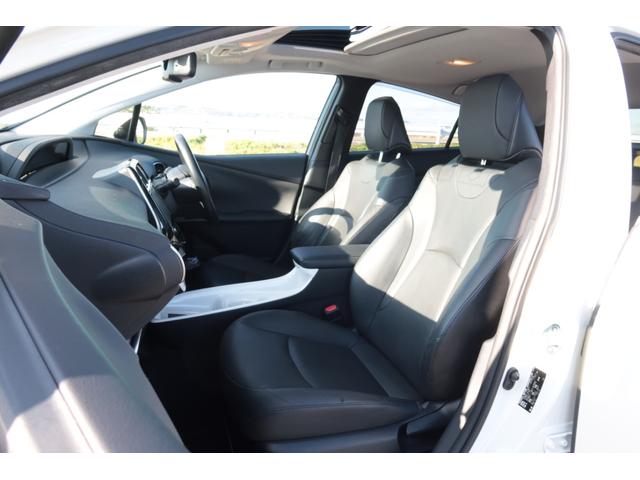 プリウス Ａプレミアム　禁煙車　寒冷地仕様　モデリスタエアロ　ＷＯＲＫ１９ｉｎホイール　サンルーフ　置くだけ充電　ＨＤＭＩ　ＵＳＢ　９型ナビ　前後ドライブレコーダー　レーダークルーズ　オートハイビーム　ＰＣＳ　安全装備搭載（39枚目）