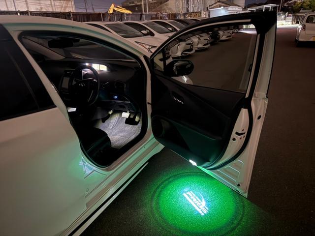 プリウス Ａプレミアム　モデリスタエアロ　サンルーフ　本革シート　ＡＬＰＩＮＥ９型ナビ　バックカメラ　　置くだけ充電　前後ドライブレコーダー　コートテクトＦガラス　レーダークルーズ　オートハイビーム　安全装備搭載　禁煙車（35枚目）
