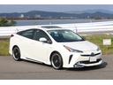 プリウス Aプレミアム 禁煙車 限定BBS19inホイール モデリスタエアロ サンルーフ 本革シート 9型ナビ バックカメラ ETC 前後ドライブレコーダー レーダークルーズ クリアランスソナー オートハイビーム 安全装備(6枚目)
