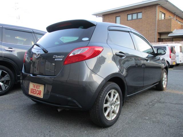 デミオ 13-スカイアクティブ ETC アルミホイール キーレスエントリー アイドリングストップ 電動格納ミラー CVT 衝突安全ボディ ABS ESC CD エアコン パワーステアリング パワーウィンドウ(14枚目)