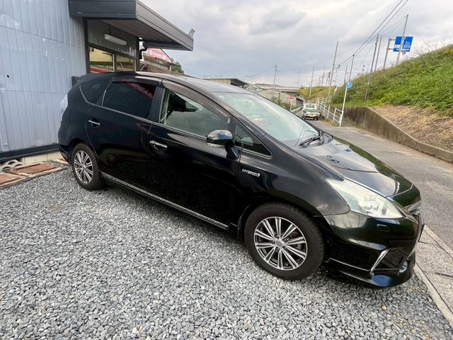 プリウスアルファ G チューン ブラック モデリスタエアロ アルパイン9インチ バックカメラ ドラレコ LEDライト クルコン ETC(5枚目)