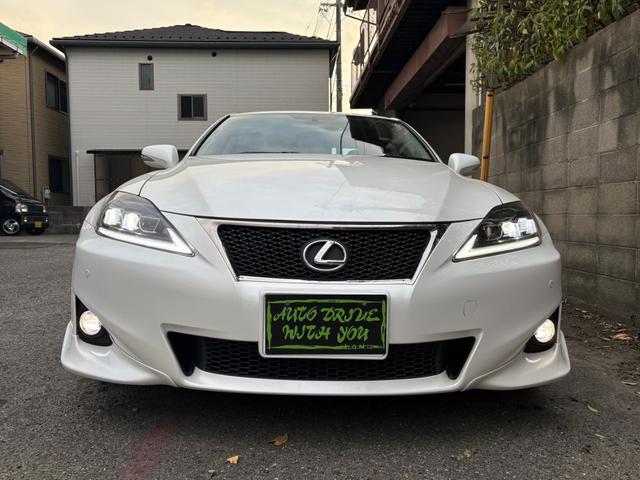 ＩＳ 　純正ナビ・ＴＶ・バックモニター・ＤＶＤチェンジャー・レザーシート・サンルーフ・ツィーター・ドラレコ・社外ヘッドライト・フォッグランプ・ローダウン・社外１９インチアルミ・ＥＴＣ（19枚目）