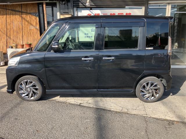 スペーシアカスタム XS ETC バックカメラ 両側電動スライドドア ナビ TV オートライト HID スマートキー アイドリングストップ 電動格納ミラー シートヒーター ベンチシート CVT 盗難防止システム ABS CD(14枚目)