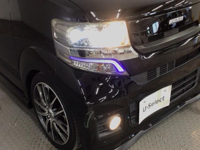 Ｎ－ＢＯＸカスタム Ｇ・ターボパッケージ　ＨＩＤ・フルセグ・メモリナビ・バックカメラ・社外ＡＷ・両側電動ドア・ＥＴＣ　バツクカメラ　フルセグテレビ　パワーウインドウ　スマートキープッシュスタート　ナビ＆ＴＶ　ＥＴＣ付き　ＥＳＣ　ＤＶＤ再生（3枚目）