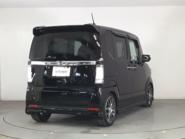 Ｎ－ＢＯＸカスタム Ｇ・ターボパッケージ　ＨＩＤ・フルセグ・メモリナビ・バックカメラ・社外ＡＷ・両側電動ドア・ＥＴＣ　バツクカメラ　フルセグテレビ　パワーウインドウ　スマートキープッシュスタート　ナビ＆ＴＶ　ＥＴＣ付き　ＥＳＣ　ＤＶＤ再生（5枚目）