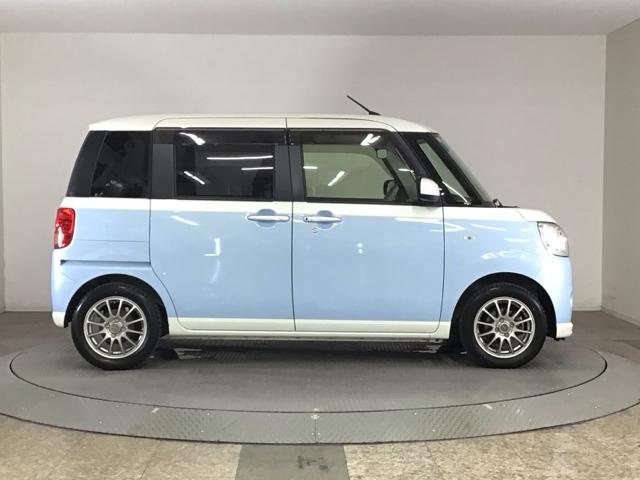 ムーヴキャンバス XSAII CDチューナー・スマートキー・社外AW・両側スライドドア・衝突軽減ブレーキ 衝突軽減ブレーキサポート 両スライドドア アイドリングSTOP 横滑り防止機能 オートエアコン キーフリー Wエアバック(3枚目)