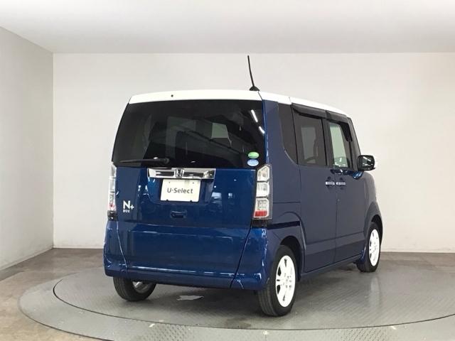 N-BOX+ 2トーンカラースタイルG・Lパッケージ HID・ワンセグ・メモリナビ・バックカメラ・片側電動ドア・純正AW・ETC Bカメ 横滑り防止システム iストップ エアコン DVD再生可能 イモビ Sキー ABS パワーウインドウ ベンチシート(4枚目)