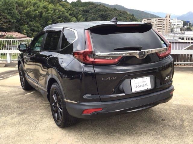 ＣＲ－Ｖハイブリッド ｅ：ＨＥＶＥＸ・ブラックエディション　ＬＥＤ・フルセグ・メモリナビ・サンルーフ・純正ＡＷ・シートヒーター・ＥＴＣ　衝突被害軽減ブレーキ　ハンズフリーパワーテールゲート　キーレス　ＬＥＤヘッドライト　ＤＶＤ再生　エアバッグ　インテリキー（4枚目）