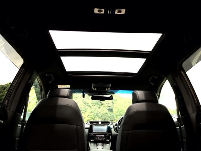 ＣＲ－Ｖハイブリッド ｅ：ＨＥＶＥＸ・ブラックエディション　ＬＥＤ・フルセグ・メモリナビ・サンルーフ・純正ＡＷ・シートヒーター・ＥＴＣ　衝突被害軽減ブレーキ　ハンズフリーパワーテールゲート　キーレス　ＬＥＤヘッドライト　ＤＶＤ再生　エアバッグ　インテリキー（25枚目）