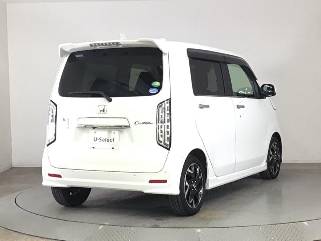 N-WGNカスタム L・ターボホンダセンシング LED・フルセグ・メモリナビ・バックカメラ・純正AW・シートヒーター・ETC ブレーキサポート 盗難警報装置 横滑り防止機能 サイドエアバック クルーズC クリアランスソナ LEDヘッド リヤカメラ(4枚目)