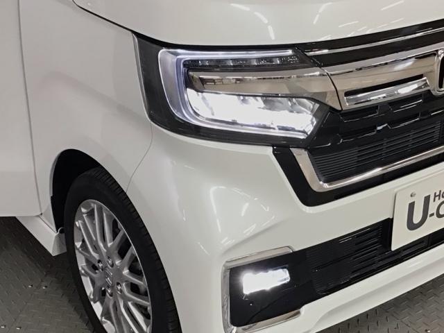 N-BOXカスタム Lターボ LED・フルセグ・メモリナビ・バックカメラ・純正AW・両側電動ドア・ETC 地デジチューナー 衝突軽減ブレーキサポート LEDヘッドライ ターボエンジン PS カーテンエアバック シートヒータ USB(3枚目)