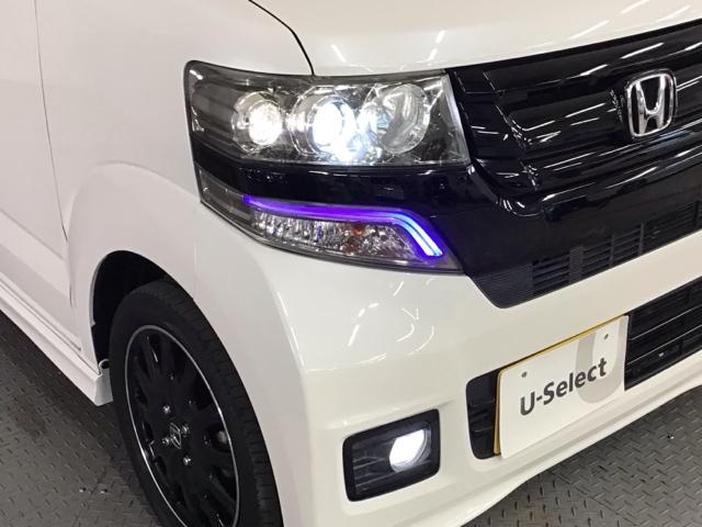 N-BOXカスタム 2トーンカラースタイルG・ターボLパッケージ HID・ワンセグ・メモリナビ・バックカメラ・純正AW・両側電動ドア・ETC キーレスエントリー パワーステアリング ナビTV 横滑り防止機能 パワーウィンドウ エアコン スマートキー ABS ターボ車(3枚目)