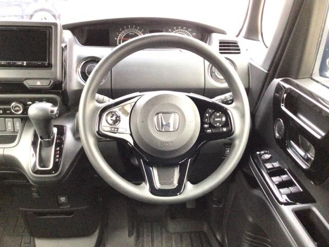 N-BOXカスタム L LED・フルセグ・メモリナビ・バックカメラ・純正AW・シートヒーター Pソナー サイドエアバッグ ナビTV ベンチシート キーフリーシステム LEDライト リアカメ クルーズコントロール AC ABS(17枚目)