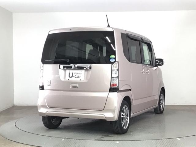 N-BOX G・Lパッケージ HID・メモリナビ・片側電動ドア・純正AW・横滑り防止措置・ECONスイッチ I-STOP ベンチ席 全席PW ナビテレビ 1セグ AAC スマートキー ABS キーレスE パワーステアリング(4枚目)