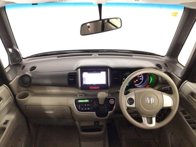 N-BOX G・Lパッケージ HID・メモリナビ・片側電動ドア・純正AW・横滑り防止措置・ECONスイッチ I-STOP ベンチ席 全席PW ナビテレビ 1セグ AAC スマートキー ABS キーレスE パワーステアリング(16枚目)