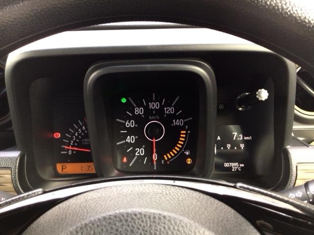 【メーター】シンプルで、とても視認性の良いメーターです♪