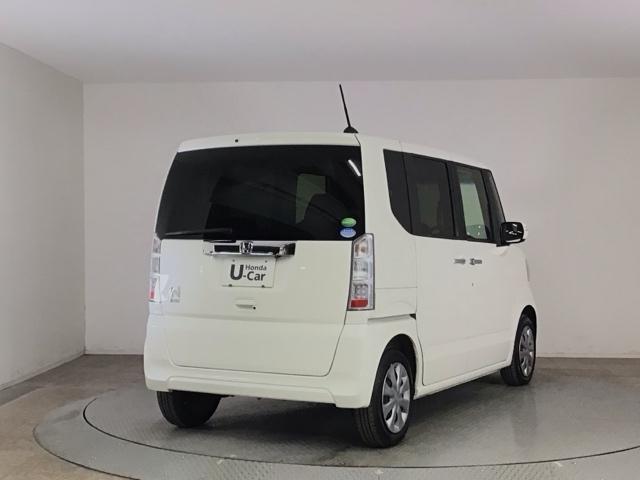 N-BOX G・Lパッケージ スマートキー・ワンセグ・メモリナビ・CD・バックカメラ・片側電動ドア・ETC I-STOP ベンチ席 カラーバックモニター 全席PW ナビテレビ 1セグ AAC 横滑り防止 ABS キーレスE(3枚目)