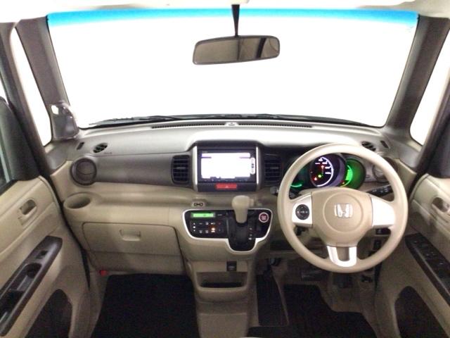 N-BOX G・Lパッケージ ワンセグ・メモリナビ・DVD・バックカメラ・片側電動ドア・スマートキー ベンチ席 カラーバックモニター 全席PW ナビテレビ 1セグ AAC 横滑り防止 DVD再生 ABS キーレスE Wエアーバック(16枚目)