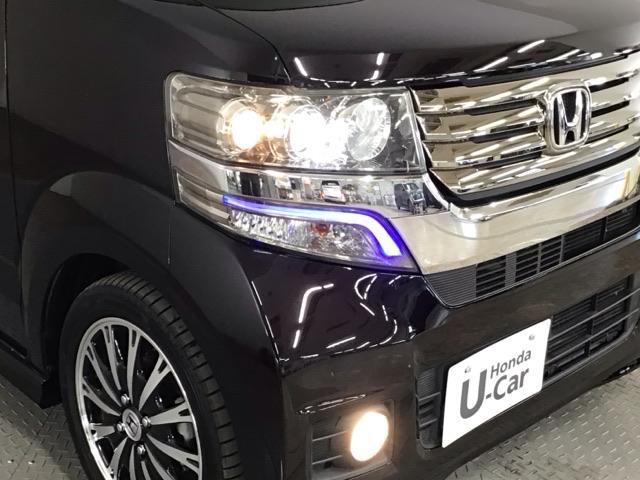 Ｎ－ＢＯＸカスタム Ｇ・ターボパッケージ　ＨＩＤ・フルセグ・メモリナビ・バックカメラ・純正ＡＷ・両側電動ドア・ＥＴＣ　バツクカメラ　フルセグテレビ　パワーウインドウ　スマートキープッシュスタート　ナビ＆ＴＶ　ＥＴＣ付き　ＥＳＣ　ＤＶＤ再生（3枚目）