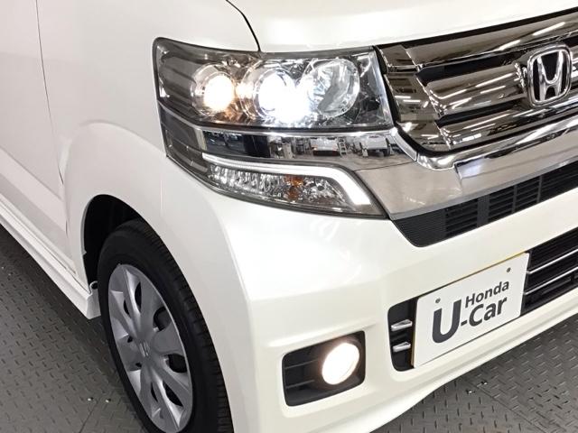 Ｎ－ＢＯＸカスタム Ｇ　ＨＩＤ・ワンセグ・メモリナビ・ＤＶＤ・バックカメラ・片側電動ドア・ＥＴＣ　スマートキー＆プッシュスタート　ＳＲＳ　ＷエアＢ　ＥＴＣ付き　横滑り防止　パワーステアリング　ＤＶＤ再生　マニュアルエアコン（3枚目）