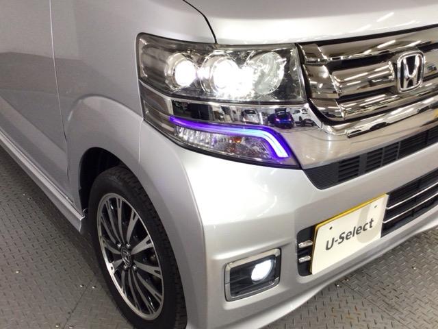 Ｎ－ＢＯＸカスタム Ｇ・ターボＬパッケージ　ＨＩＤ・ワンセグ・メモリナビ・バックカメラ・純正ＡＷ・両側電動ドア・ＥＴＣ　ＡＵＴＯエアコン　ナビＴＶ　Ｂカメ　横滑防止装置　ＰＳ　ＰＷ　ターボエンジン　ＥＣＯモード　運転席エアバッグ　ＥＴＣ付き（3枚目）